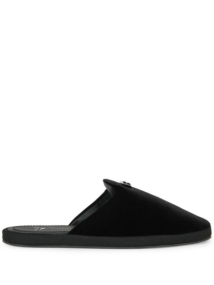 Giuseppe Zanotti Jungle Fever slippers - Black Cover