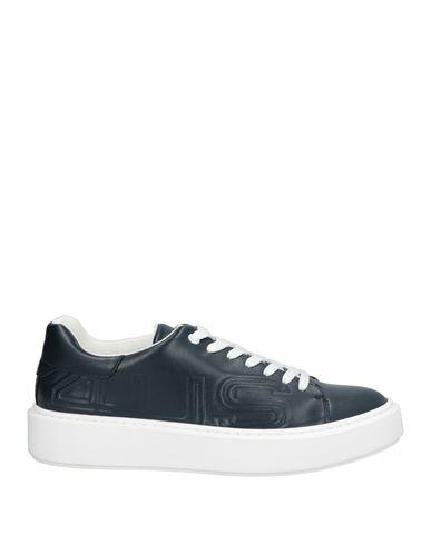 Cesare Paciotti 4us Man Sneakers Midnight blue Leather Cover