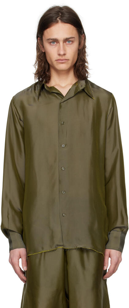 Gabriela Coll Garments Khaki No.197 Shirt Cover