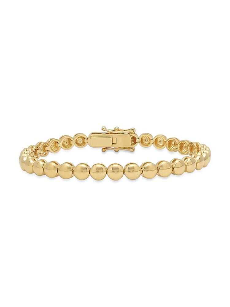 Luv AJ Women's 14K Goldplated Ball Bracelet Cover