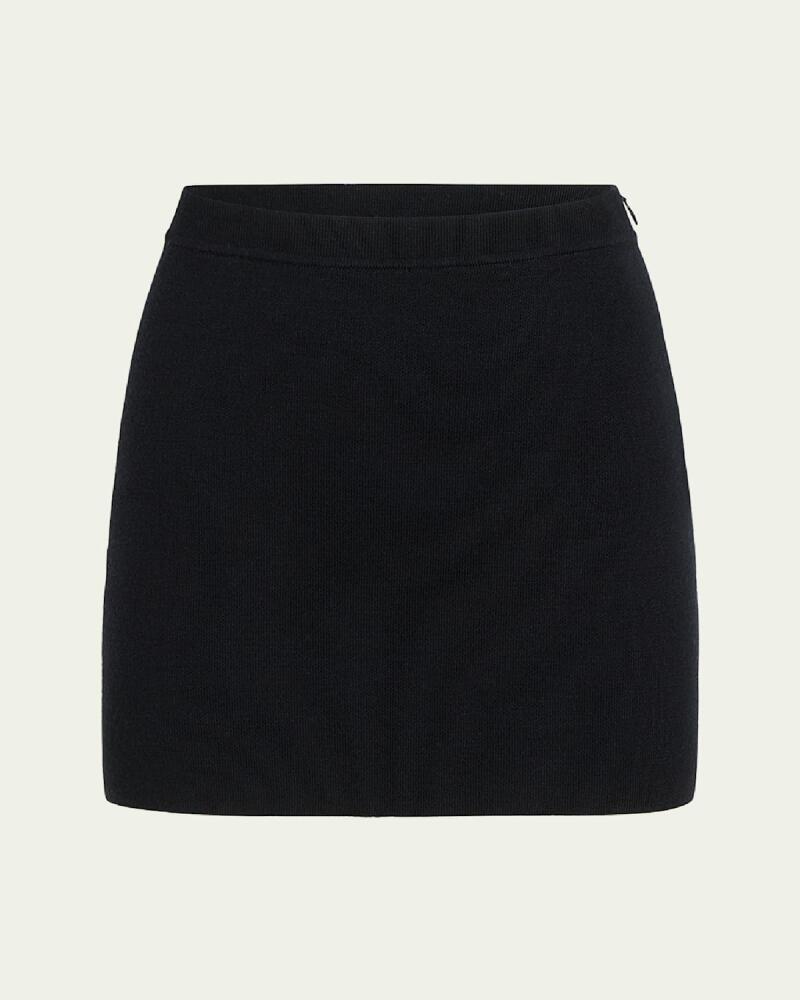 Khaite Darrion Wool Mini Skirt Cover