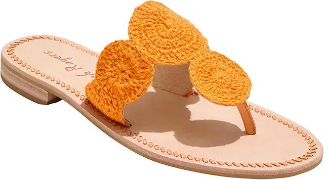 Jack Rogers Jacks Crochet Sandals (Apricot) Women's Sandals Cover