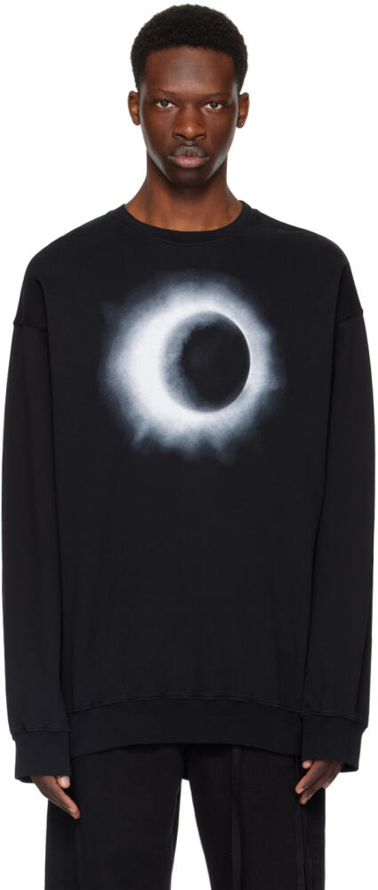 Ann Demeulemeester Black Wannes Eclipse Sweatshirt Cover