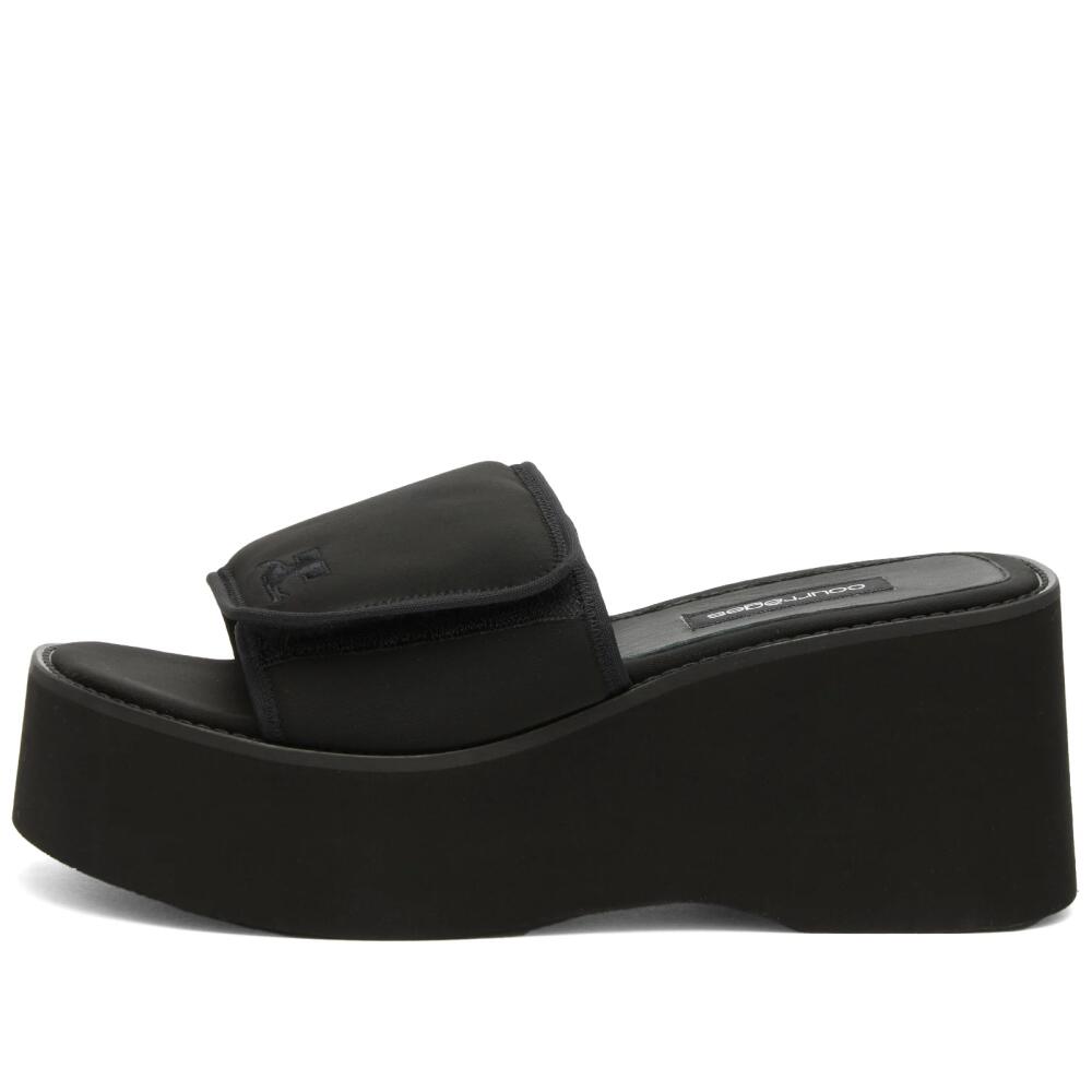 Courrèges Women's Scuba Wave Slip-On in Black Cover