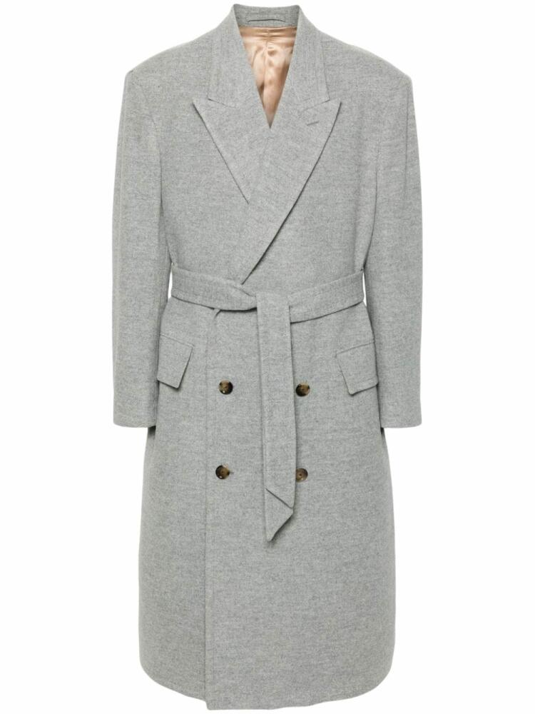 Lardini belted coat - Grey Cover