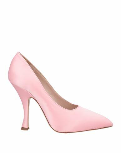 Miu Miu Woman Pumps Pink Textile fibers Cover