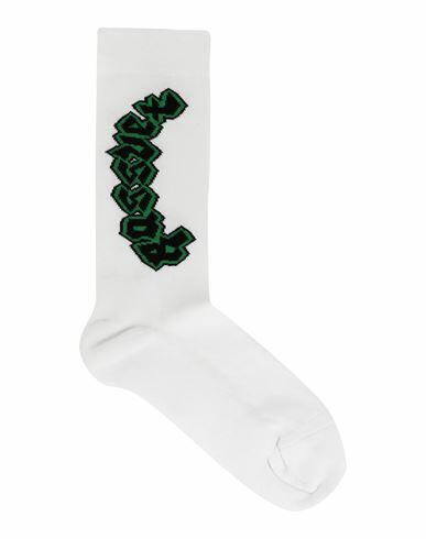 Rassvet Man Socks & Hosiery White Cotton, Polyamide, Modal Cover