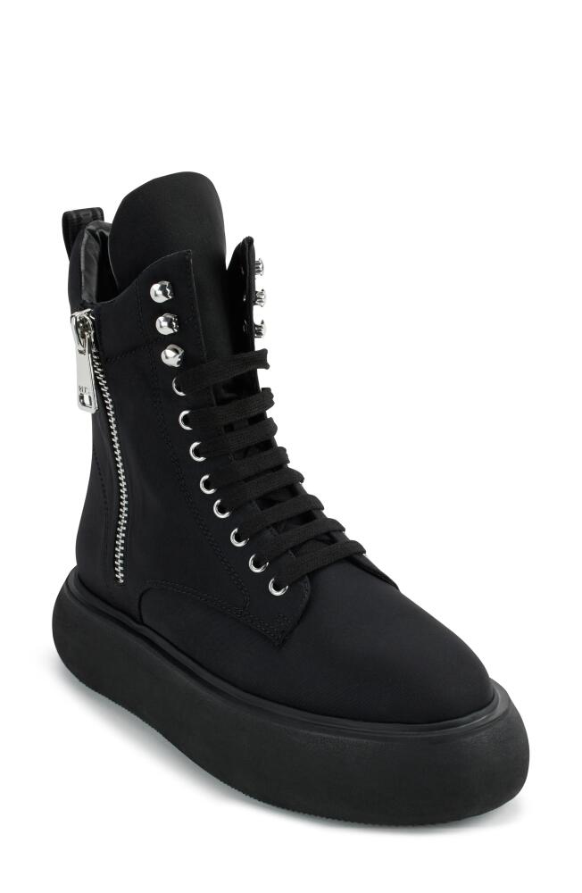 DKNY Aken Sneaker Boot in Black Cover