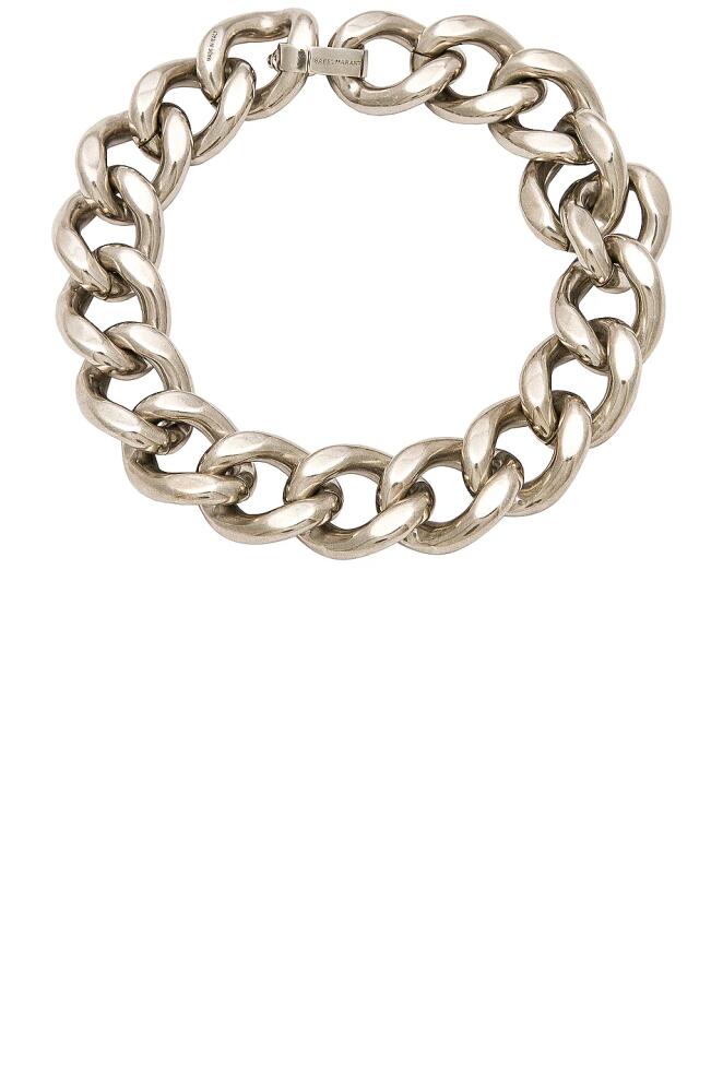 Isabel Marant Ras Du Cou Choker Necklace in Metallic Silver Cover