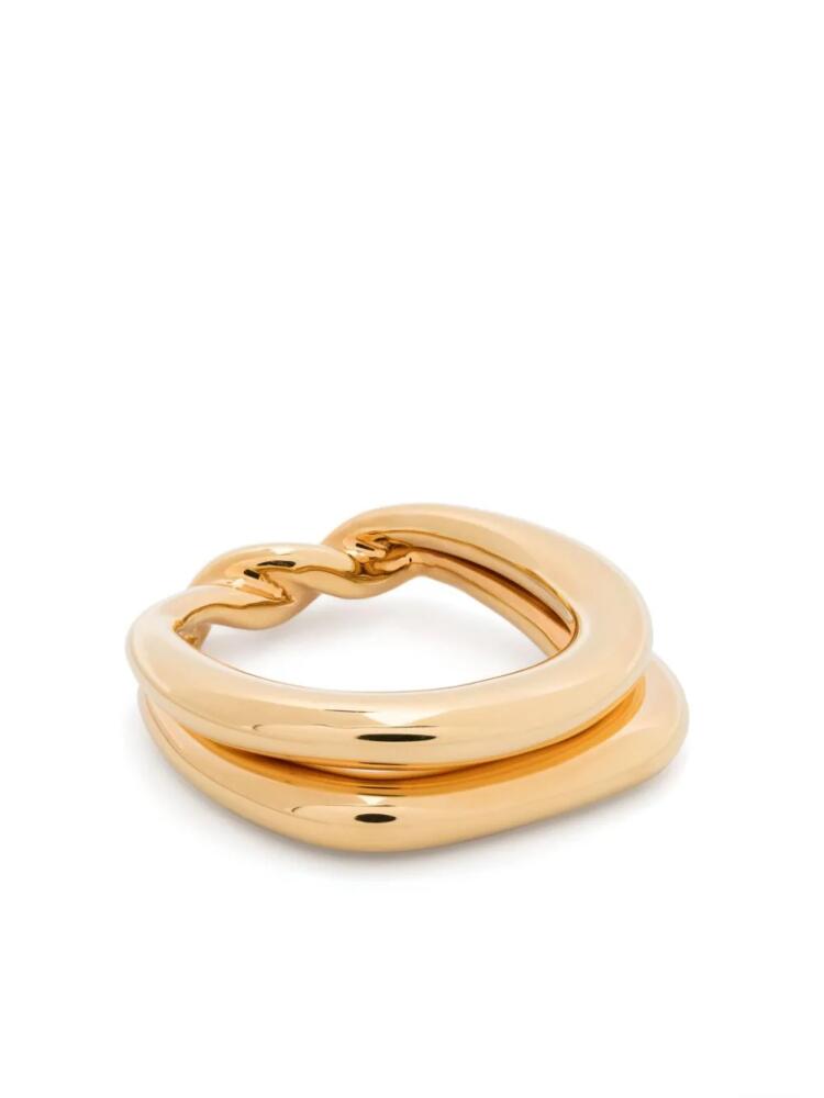 Jacquemus La Bague Nodi twisted ring - Gold Cover