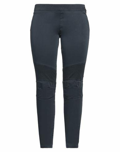 Ermanno Scervino Woman Pants Midnight blue Cotton, Elastane Cover