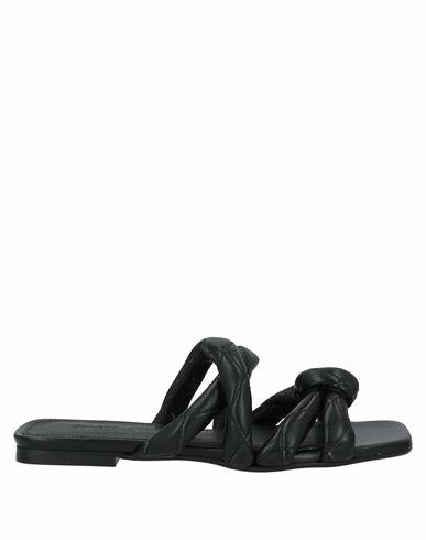 Janet & Janet Woman Sandals Black Soft Leather Cover