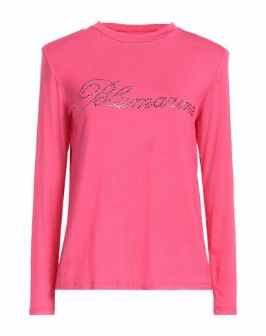 Blumarine Woman T-shirt Fuchsia Viscose, Elastane Cover