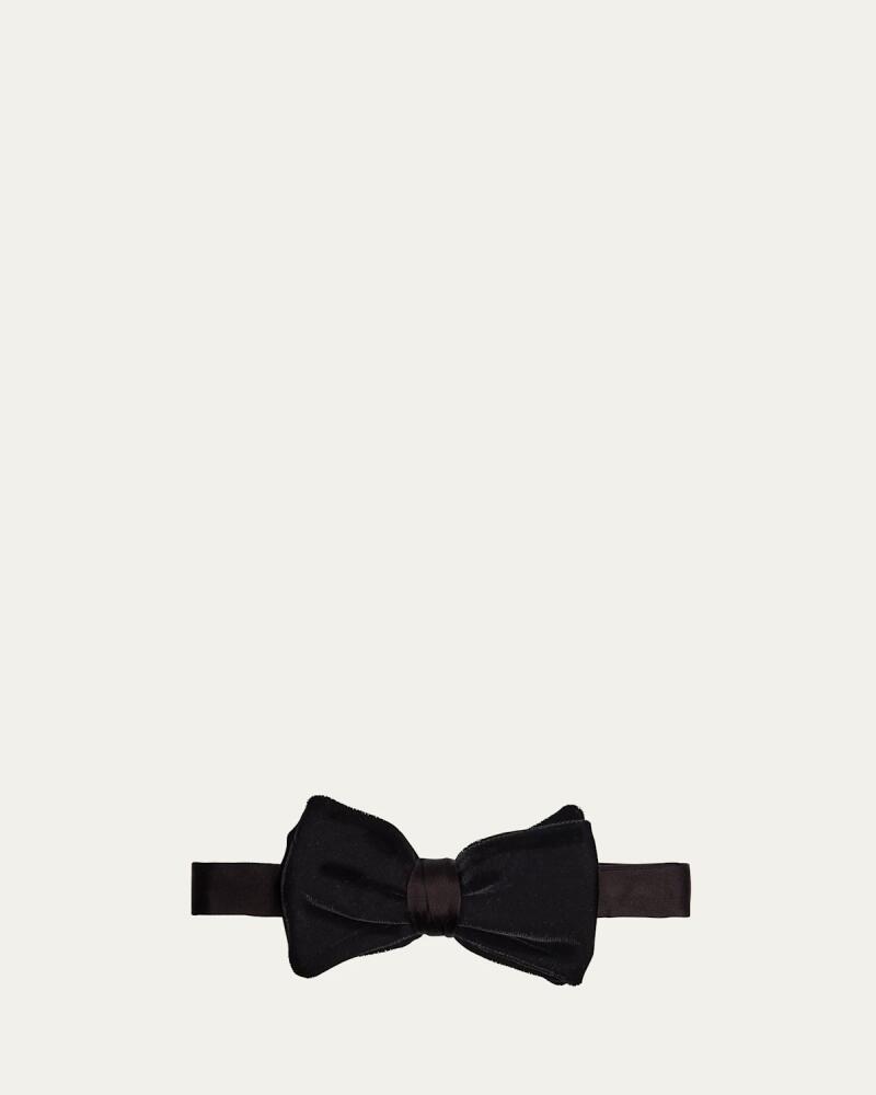 Giorgio Armani Men's Two-Tone Silk Bow Tie Cover