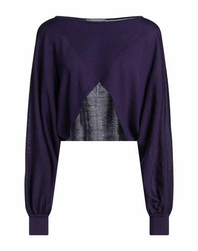 Alberta Ferretti Woman Sweater Purple Wool Cover