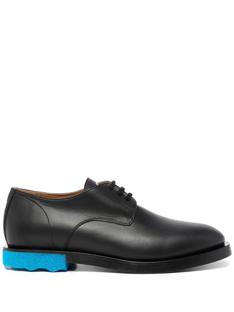 Off-White contrasting-sole Derby shoes - Black Cover