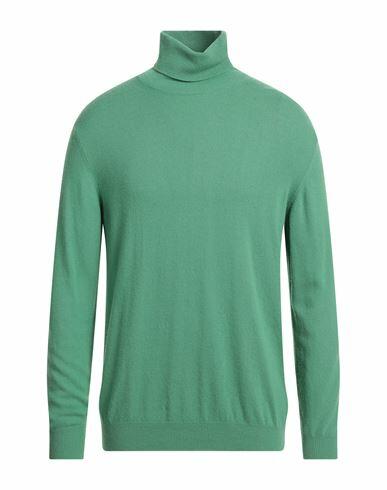 Daniele Alessandrini Homme Man Turtleneck Green Viscose, Polyamide, Wool, Cashmere Cover