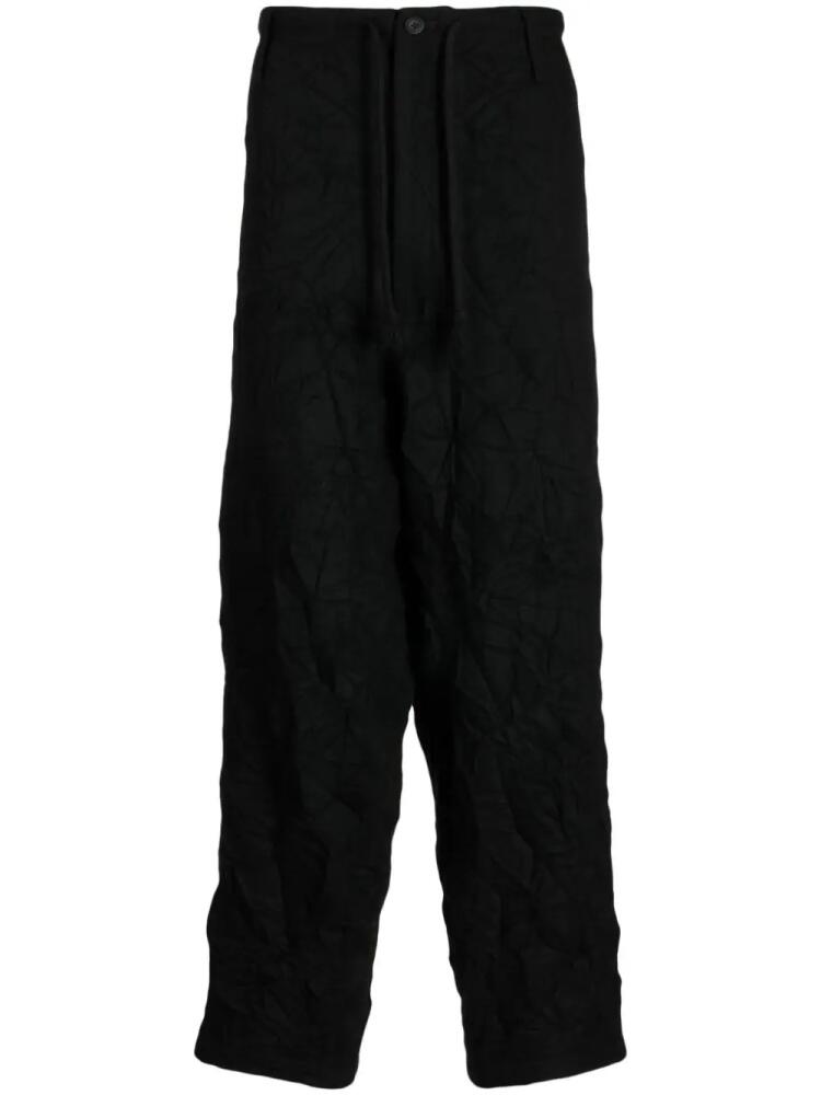 Yohji Yamamoto wool-blend trousers - Black Cover