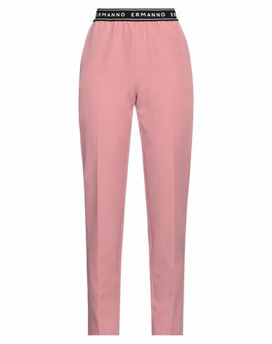 Ermanno Firenze Woman Pants Pastel pink Polyester, Elastane, Polyamide Cover