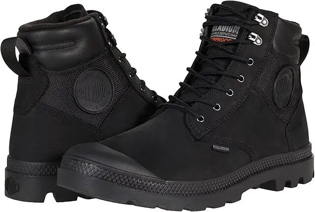 Palladium Pampa Shield WP+ Lux (Black/Black) Lace-up Boots Cover