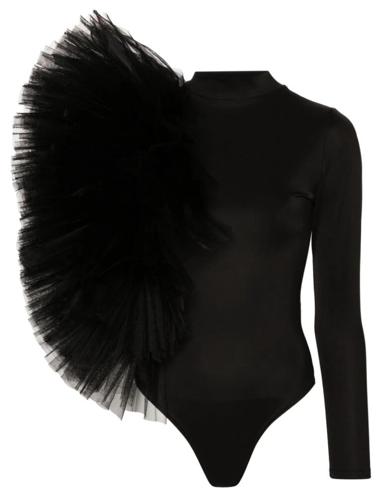 Alchemy x Lia Aram tulle-detailing bodysuit - Black Cover