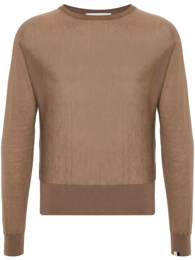 extreme cashmere n°362 Elleni sweater - Brown Cover