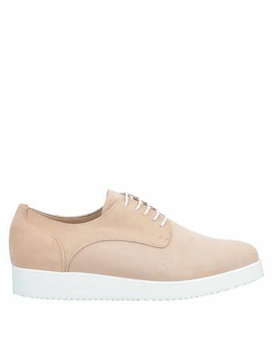 Carlo Pazolini Woman Lace-up shoes Beige Soft Leather Cover