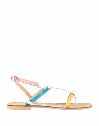 Cuplé Woman Thong sandal Yellow Soft Leather Cover