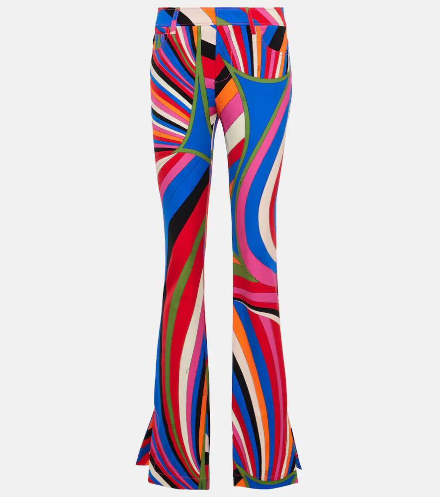 Pucci Iride printed flared pants Cover