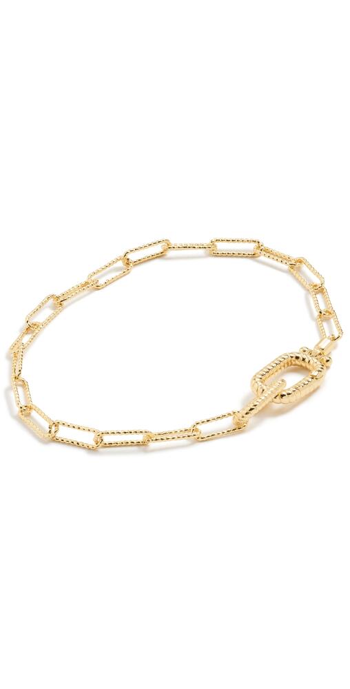 Gorjana Crew Link Bracelet Gold Plated Cover