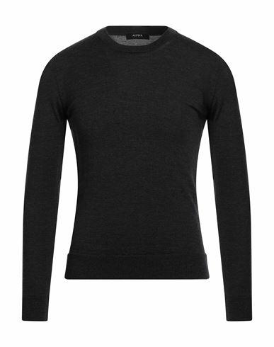 Alpha Studio Man Sweater Steel grey Merino Wool Cover