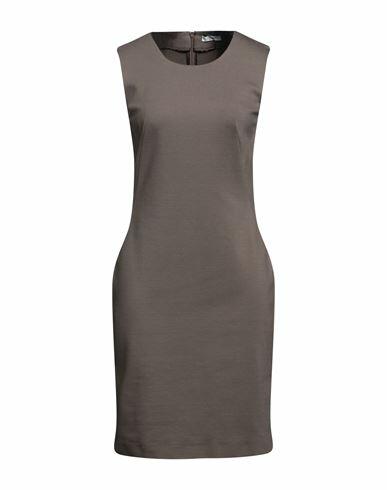 Peserico Woman Midi dress Khaki Cotton, Polyamide, Elastane Cover