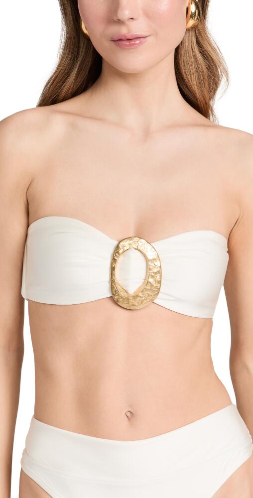 Cult Gaia Aradhya Bikini Top Off White Cover