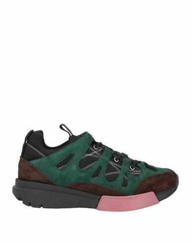 Oamc Man Sneakers Green Soft Leather, Textile fibers Cover