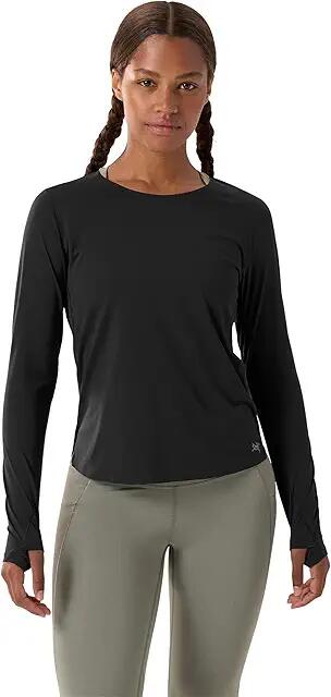 Arc'teryx Norvan Crew Long Sleeve (Black) Women's Clothing Cover