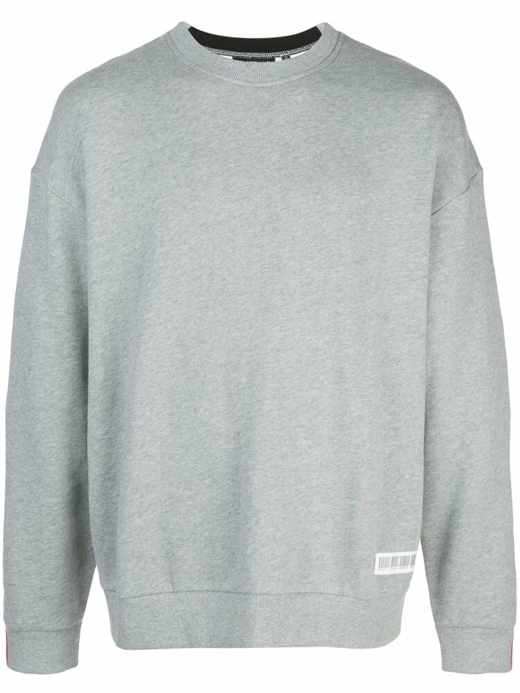 Mostly Heard Rarely Seen Fanatic crew neck sweatshirt - Grey Cover