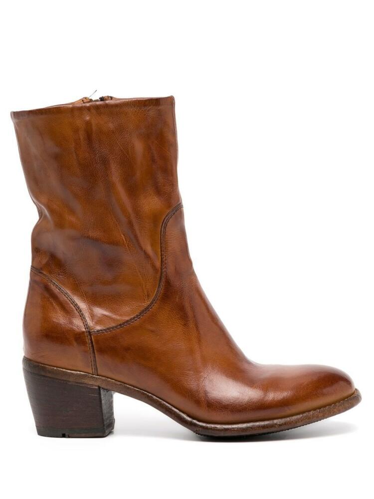 Madison.Maison ankle-length side-zip boots - Brown Cover