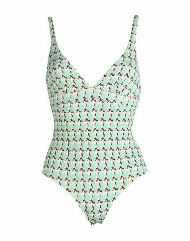 Siyu Woman One-piece swimsuit Light green Polyamide, Elastane Cover