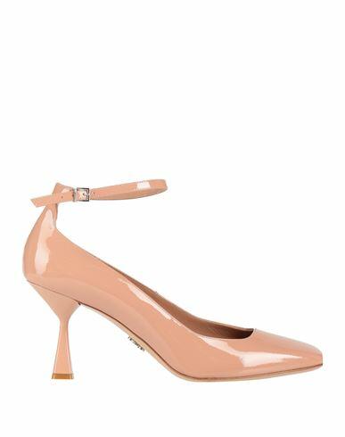 Sergio Levantesi Woman Pumps Pastel pink Leather Cover