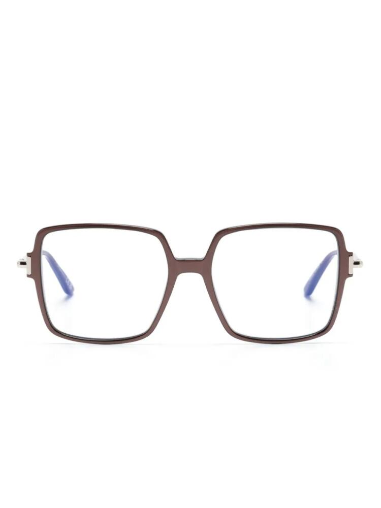 TOM FORD Eyewear square-frame glasses - Brown Cover