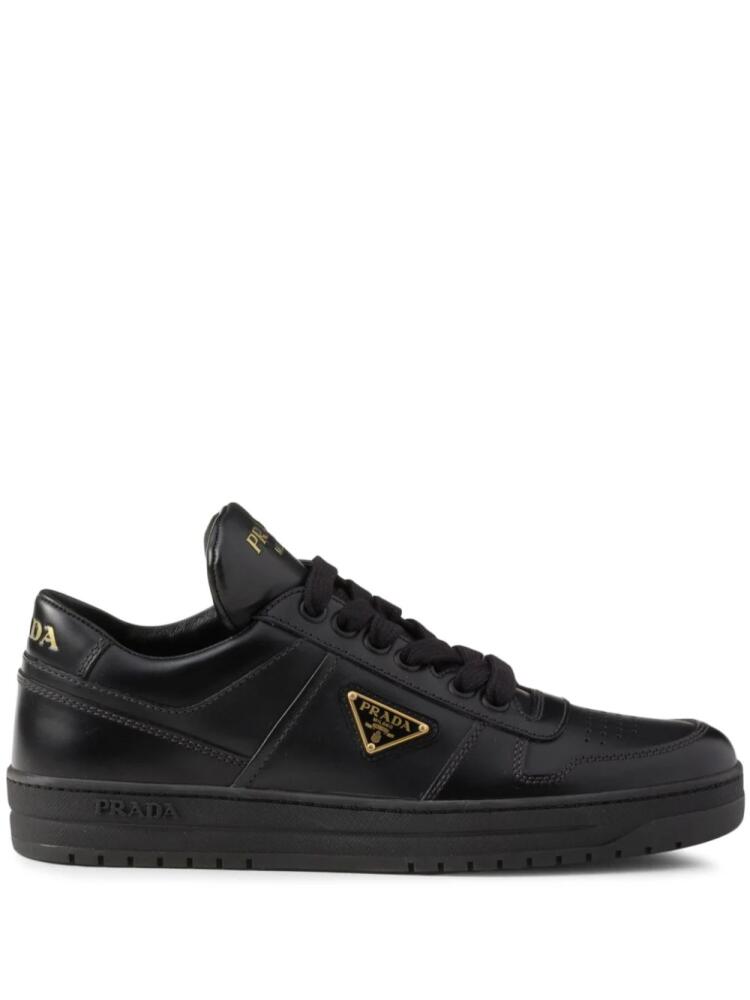 Prada Downtown leather trainers - Black Cover