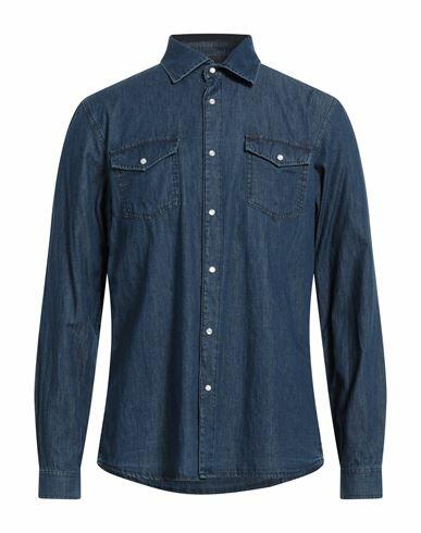 Reign Man Denim shirt Blue Cotton Cover