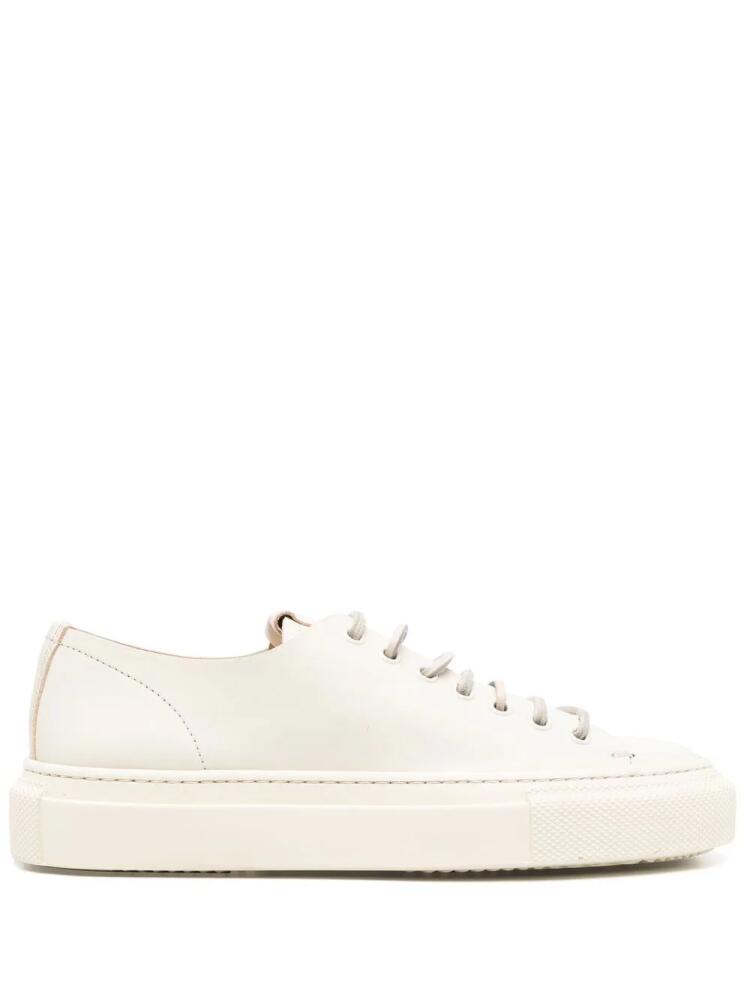 Buttero low-top leather sneakers - Neutrals Cover