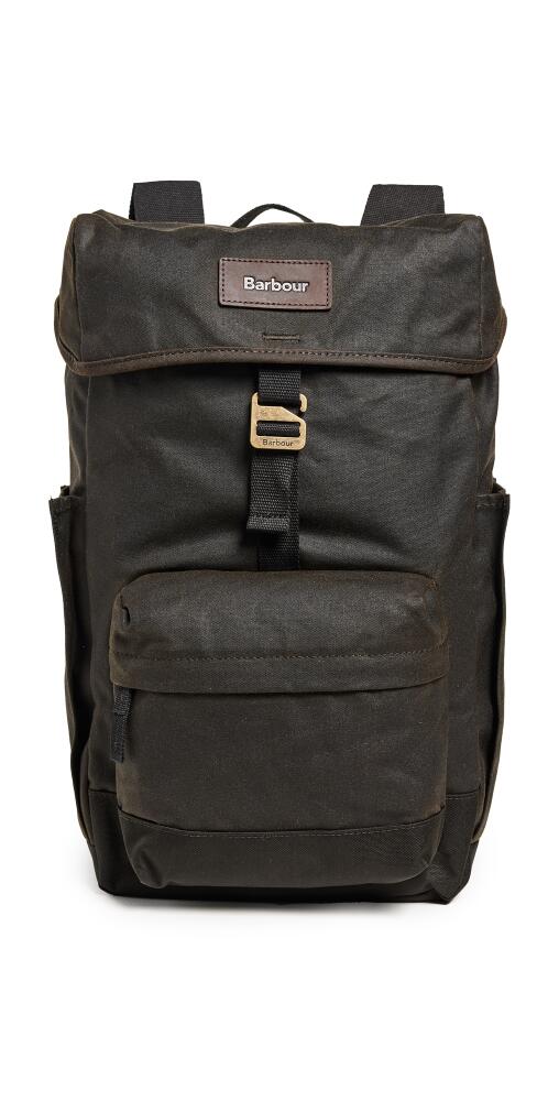 Barbour Essential Wax Backpack Olive Cover