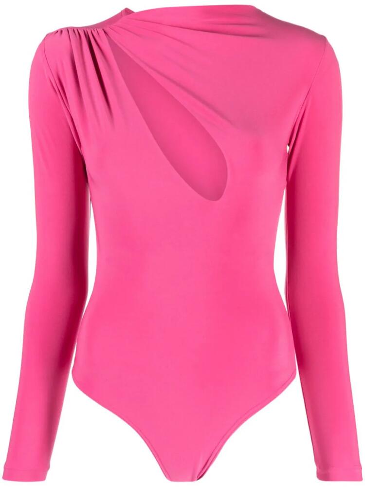 Alchemy x Lia Aram cut-out bodysuit - Pink Cover