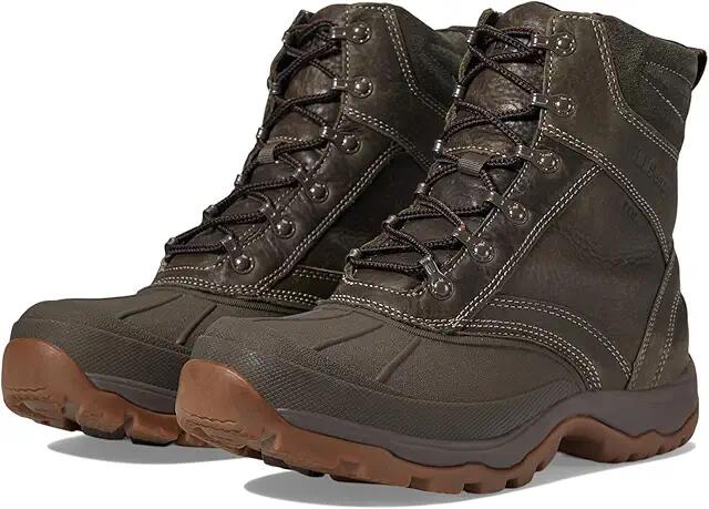 L.L.Bean Storm Chaser Boot 5 Lace Leather (Dark Ash) Men's Shoes Cover