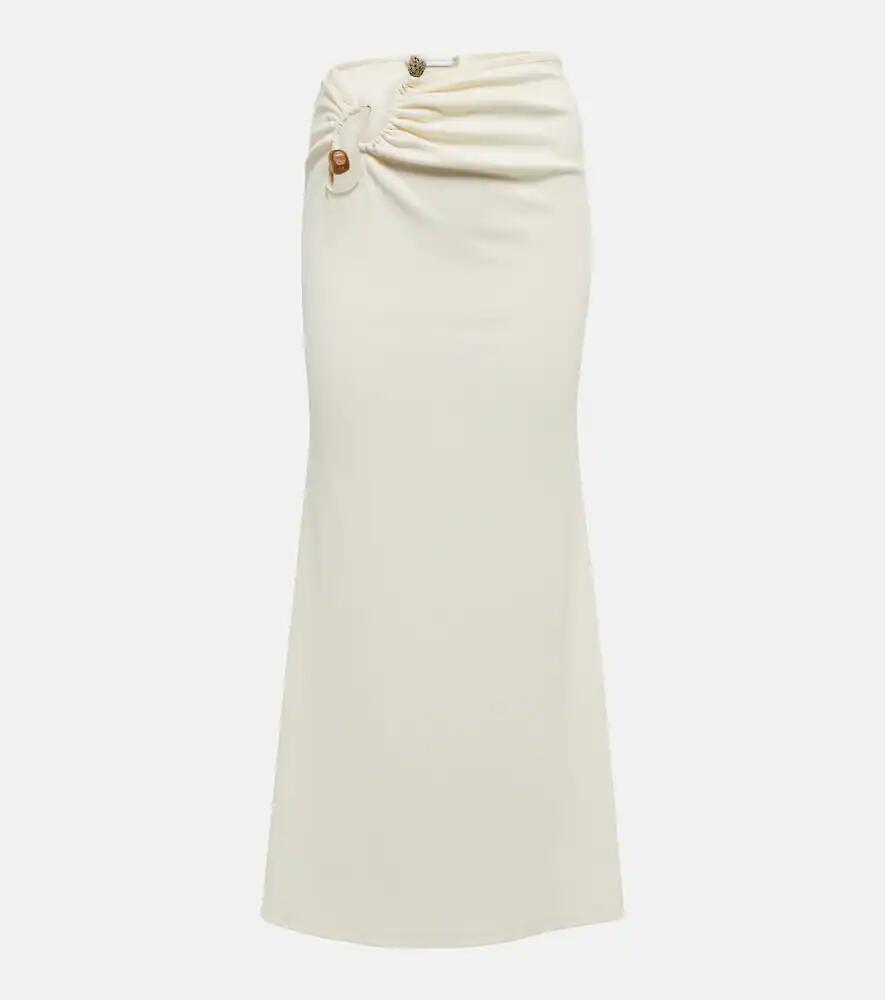 Christopher Esber Distort cutout high-waisted midi skirt Cover