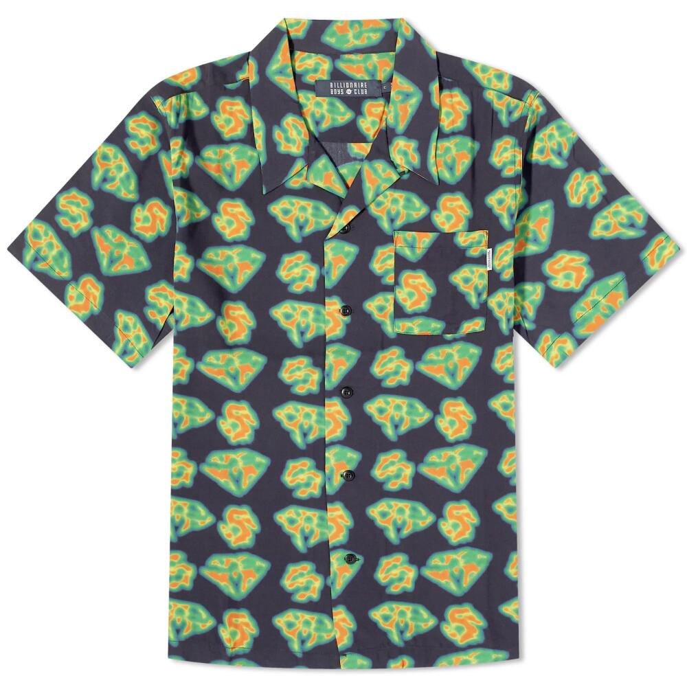 Billionaire Boys Club Men's Heat Map Camp Collar Shirt in Multi Cover