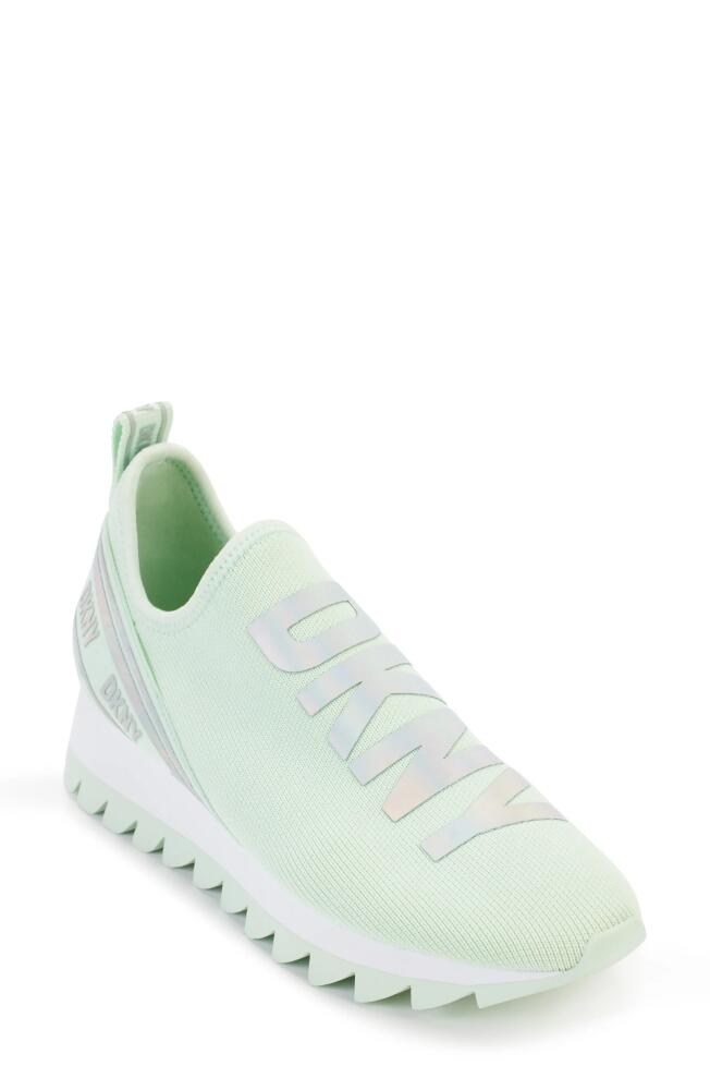 DKNY Abbi Knit Sneaker in Seafoam Cover