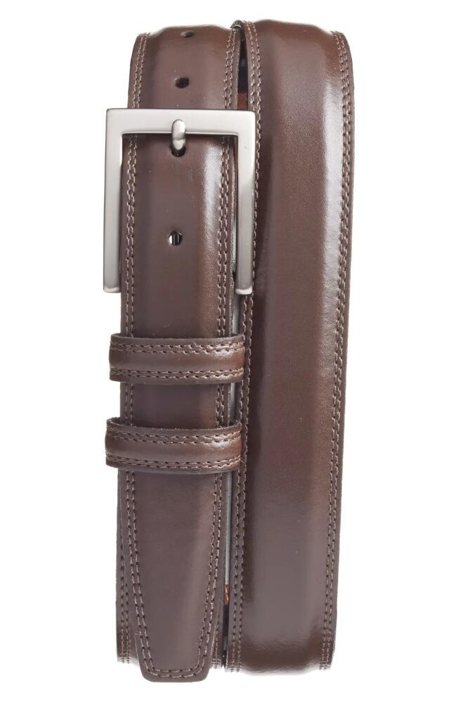 Torino Aniline Leather Belt in Brown Cover